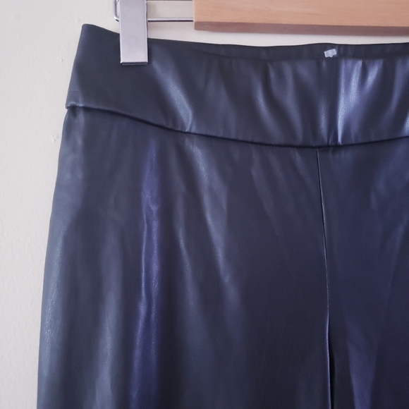 J.Crew Womens S Mid Rise Faux Leather Legging - Black - Picture 4 of 8